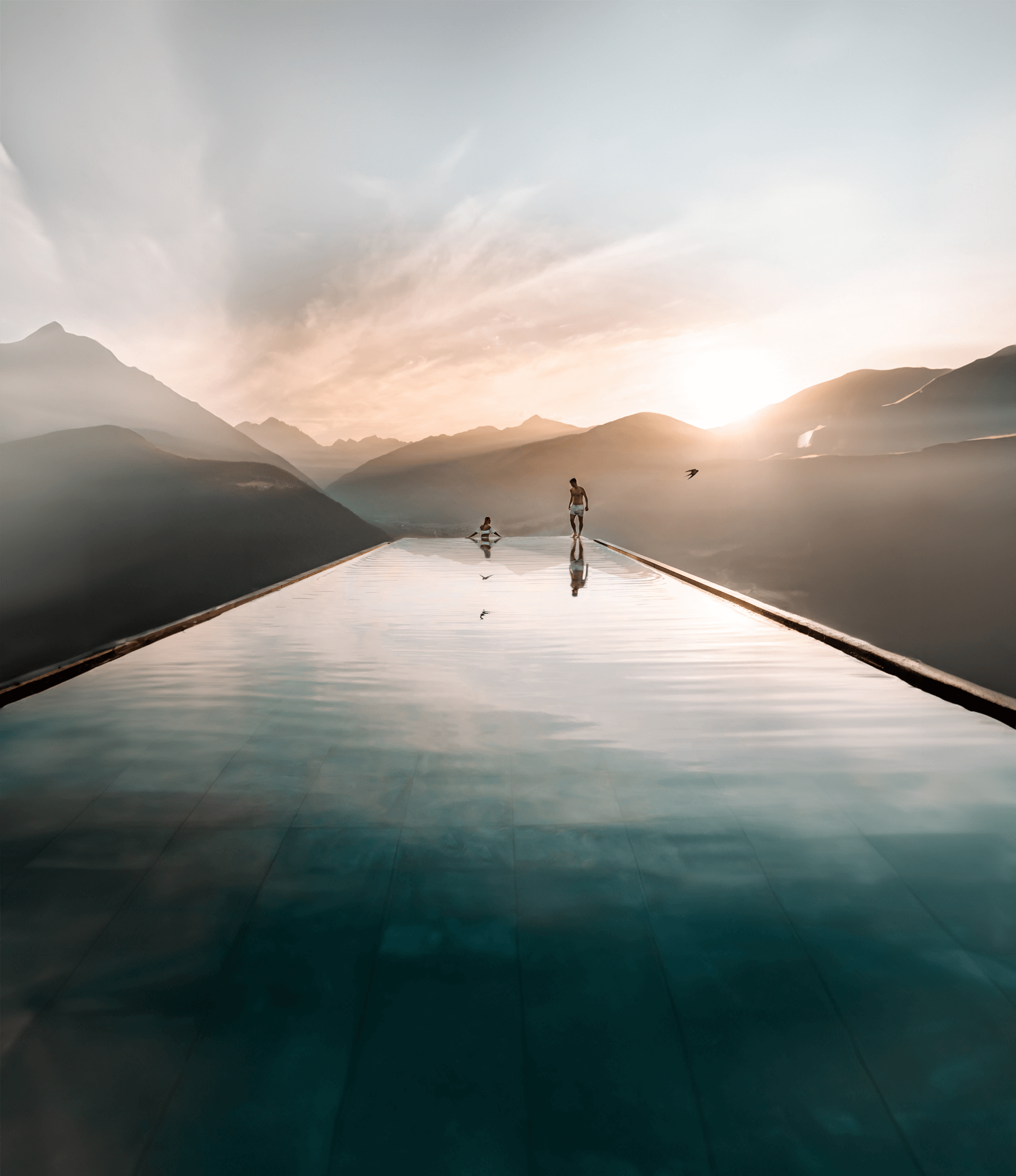 Belvita Leading Wellnesshotels Südtirol — Dolomites Infinity Skypool Hubertus